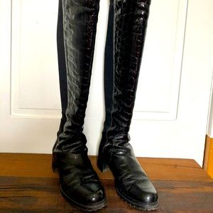 Stuart Weitzman over keen leather boot